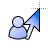 Blue Person Select Left.cur Preview