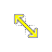 Diagonal Resize 1 big yellloww.cur Preview