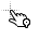 Tweaked HaikuHand Pin Select.cur Preview