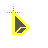 Yellow Black Diagonal Left.cur Preview