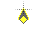 Yellow Black Filled Vertical.cur Preview