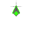 Green Black Filled Vertical.cur Preview