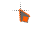 Orange Black Right-Handed.cur Preview