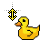 Rubber Duck Vertical.cur Preview