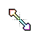 Rainbow d1Arrow Black Outline.ani Preview