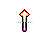 Rainbow upArrow Black Outline.ani Preview