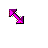 Magenta Diagonal 1 (Animated).ani Preview