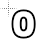 Number 0.cur Preview