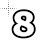 Number 8.cur Preview