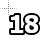 Number 18.cur Preview
