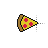 Pizza Slice Left Handed.cur Preview