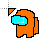 Orange Among Us.cur Preview