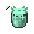 Pastel Green Axolotl Bucket Minecraft.cur Preview