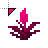 Radioactive Hot Pink Torchflower Minecraft.cur Preview