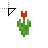 Red Tulip Minecraft--.cur Preview