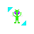 Alien Diagonal 1--.cur Preview