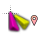 violet-yellow-cursor-location.cur Preview