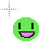 wide smile green.cur Preview