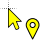 yellow-4.cur Preview