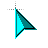 flecha turquesa 1.cur Preview