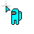 AmongUs-Cyan.cur Preview