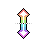 Rainbow Big vArrow Black Outline.ani Preview