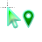 Green-Location.cur Preview