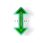 Green-Vertical.cur Preview