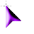 3D purple cursor pointer.cur Preview