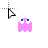 Pac-Man™ Cursors Ghost Pink.ani Preview