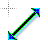 GlowShadowArrow diagonal resize 1.cur Preview