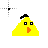 yellow angrry bird.cur