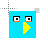 blue angry bird.cur Preview