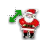 Christmas Santa Diagonal 2.cur Preview