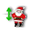 Christmas Santa Vertical.cur Preview