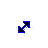 Black and Blue Diagonal Resize 2.cur Preview