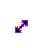 Black-n-Purple Diagonal Resize 2.cur