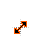 Black-n-Orange Diagonal Resize 2.cur