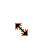 Black-n-Orange Diagonal Resize 1.cur Preview