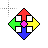 rainbow move cursor.cur Preview