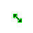 Black-n-Lime Diagonal Resize 1 v2.cur