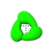 Green RealWorld Logo Pointer.cur Preview