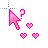 falling hearts cursor falling hearts cursor