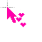 pink heart arrow.cur