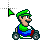 Super Mario Kart - Luigi.cur Preview