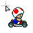 Super Mario Kart - Toad.cur Preview