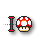 Super Mario Mushroom - Text Select.ani Preview