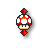 Super Mario Mushroom - Vertical Resize.cur