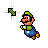 Super Mario Bros. (SNES) Big Luigi - Diagonal Resize 1.ani