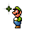 Super Mario Bros. (SNES) Big Luigi - Precision Select.ani
